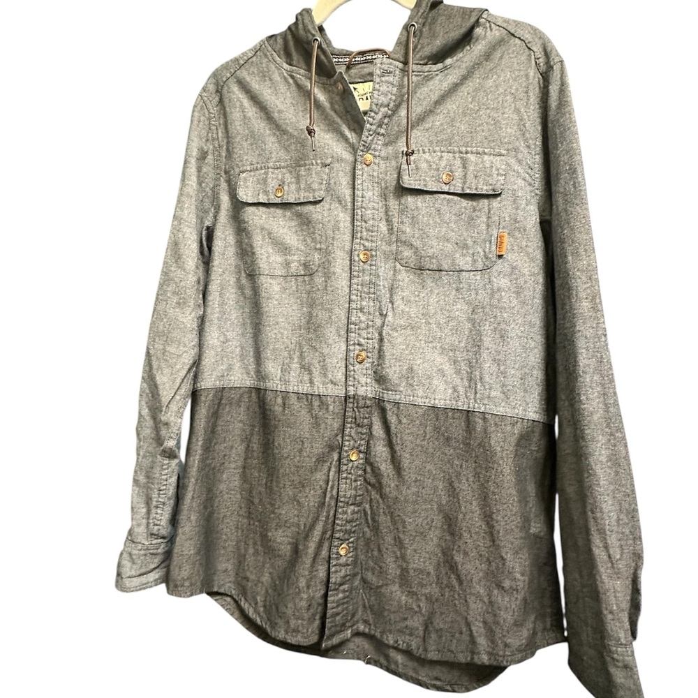 Kids Gray Button Down Shirt